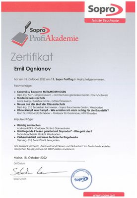 Zertifikat Barrierefrei